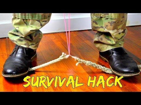 How to Cut Rope with a Rope - Survival Hack