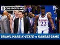 Kansas State vs #3 Kansas: Brawl breaks out at end of Jayhawks' victory vs. Wildcats | CBS Sports HQ