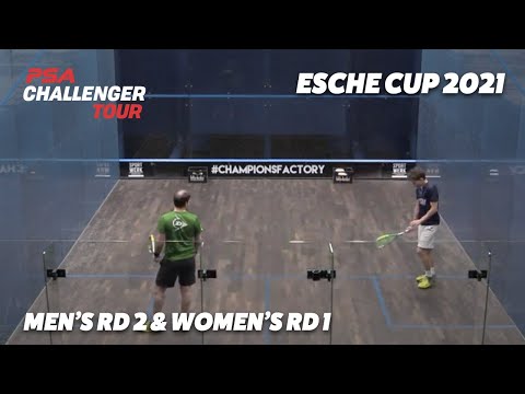 Live Squash: Esche Cup 2021 - DSQV Sportwerk Series - M Rd 2, W Rd 1