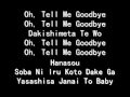 Tell Me Goodbye - Big Bang Lyrics 