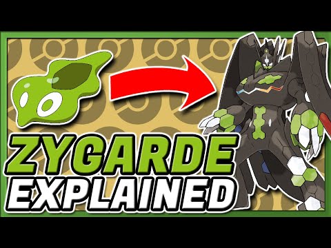 ZYGARDE EXPLAINED! Pokemon Explained - Zygarde All forms (Core, Cell, 10%, 50% and Complete Forms)