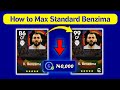 How to Train Standard BENZEMA to Max Level in eFootball 2023 Mobile