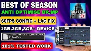 COD MOBILE Increase Your FPS (60FPS) Lag Fix 2023 | Codm Config