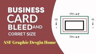 Business Card size in Adobe Photoshop | Visiting  card setup template with bleeds & correct.