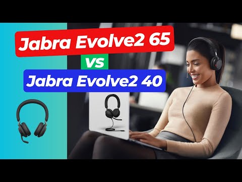 Jabra Evolve2 65 vs Evolve2 40 Headset Comparison | Wireless & USB-C Features Explained