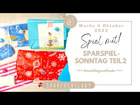 Sparspiele Vorstellung 🎲 4.Oktoberwoche Teil 2 Sparspielsonntag #umschlagmethode #budgeting #sparen