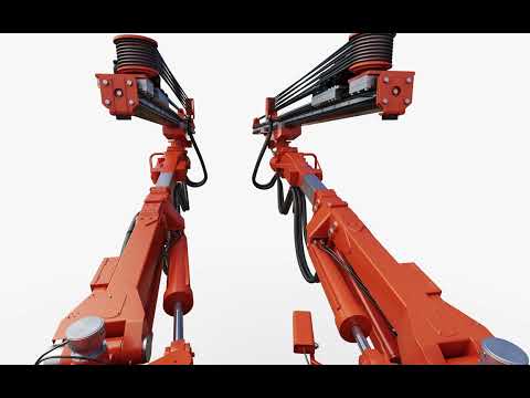 Sandvik DD422iE Rigged v3 3d model animation