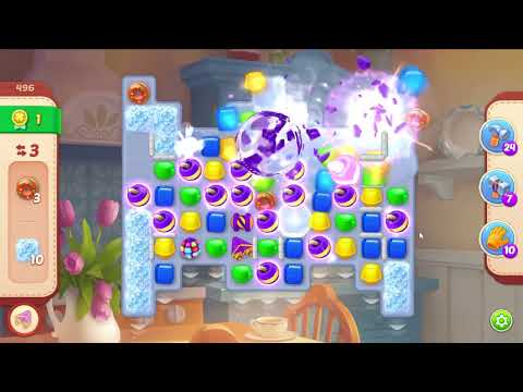 Homescapes 496 Level - 17 moves - NO BooSTERS