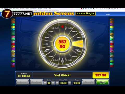 5100€ Gewinn auf 8 Euro - Golden Sevens bei Stargames