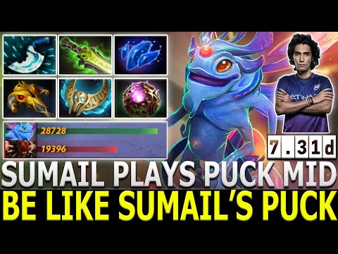 SUMAIL | Puck | Be Like Sumail's Puck | Beautiful Mid Game | Dota 2 | Pro Gameplay | Highlights