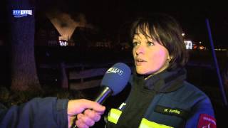 preview picture of video 'Grote brand in schuur Lossersestraat De Lutte'