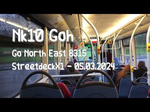 49A - Go North East 8315 - Nk10 Goh - Optare Versa V1110