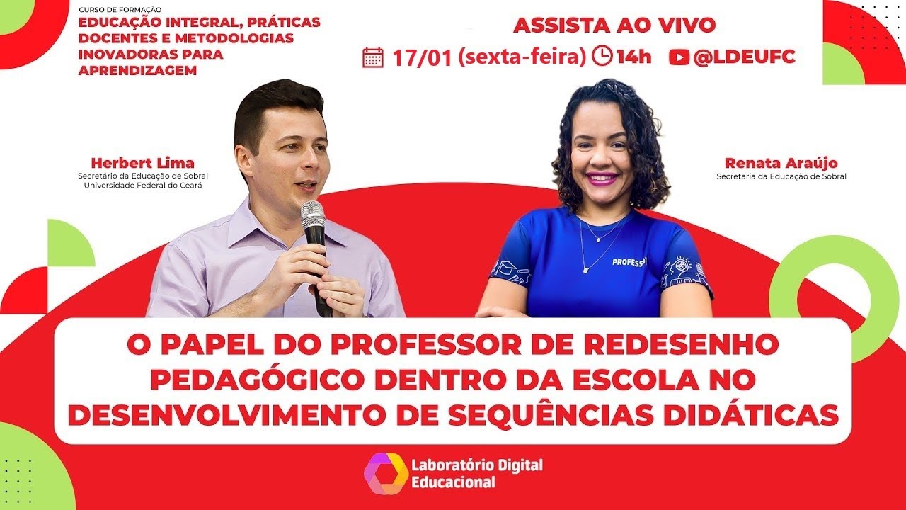 [AULA 58] O papel do professor de Redesenho Pedagógico no desenvolvimento de sequências didáticas