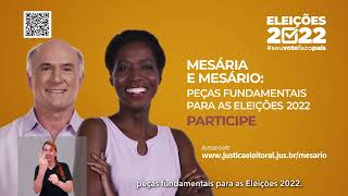 Eleições 2022 - TSE convida eleitorado brasileiro a atuar como mesário nas Eleições