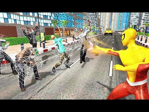 ► Flying Spider Hero Rope Superhero Rescue Mission (Appitix) Android Gameplay