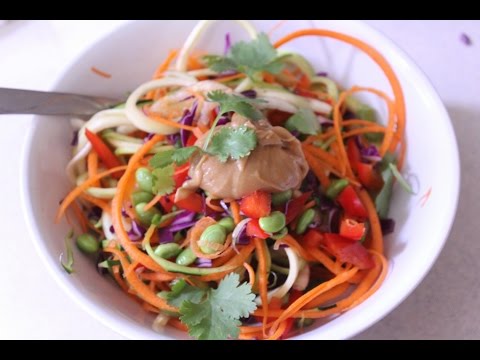 Raw Zucchini "Pad Thai"