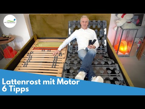 Slatted frame with motor - 6 tips you should consider!