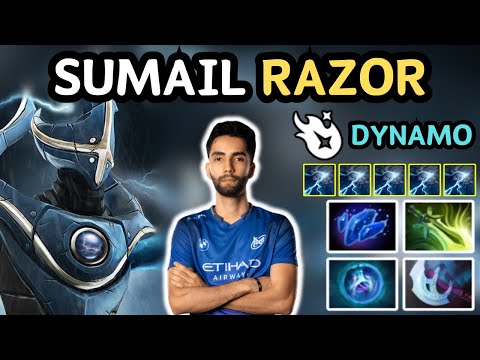 🔥 SUMAIL RAZOR Midlane Gameplay Highlights 7.36b 🔥 Dynamo Gameplay Razor - Dota 2