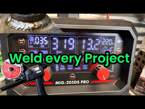 Weld Every Home project , Even Exhaust, @YesWelder  MIG 205 DS