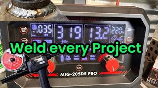 Weld Every Home project , Even Exhaust, @YesWelder MIG 205 DS