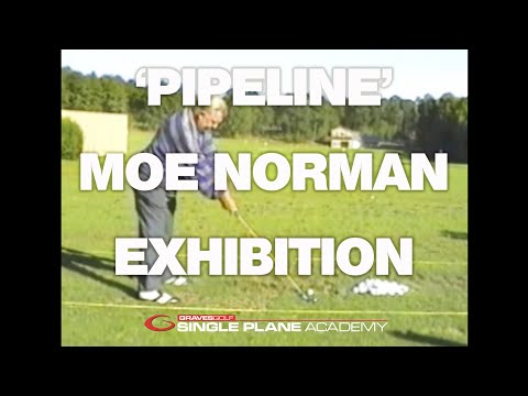 Moe Norman Owns His Single Plane Golf Swing—Pine Needles Ball-Striking Demo