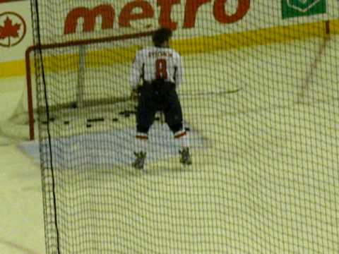 Alexander Ovechkin Warm-up (February 10, 2010)