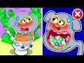 Muddle S In Pain Spike And Friends Use Shrink Ray To Save Him Fun Stories For Kids