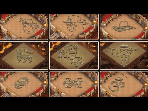 BEST TOP 30 TH17 Art/Troll/Funny Base Links | Town Hall 17 Artistic/Showcase/Progress base | COC