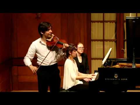 Andrea Obiso & Chelsea Wang | O. Respighi | Violin Sonata in B minor - 2nd Movement