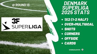 Denmark Superliga 2025/26 Stats @ Round 13 | OverGolStats