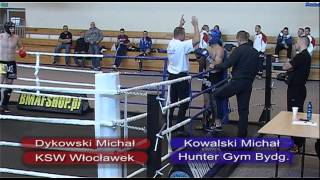 preview picture of video 'Liga B-FIGHT - Pomiechówek 19.10.2014 - Dykowski Michał vs Kowalski Michał'