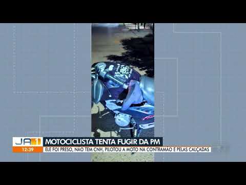 Motorista foge da polícia e bate em portão de casa em Itumbiara (JA1)