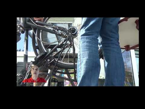 Hinterradausbau an einem Ebike mit Siebengang Narbenschaltung