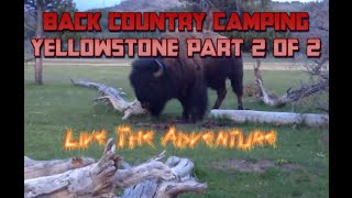 preview picture of video 'Back Country Camping Yellowstone Part 2'