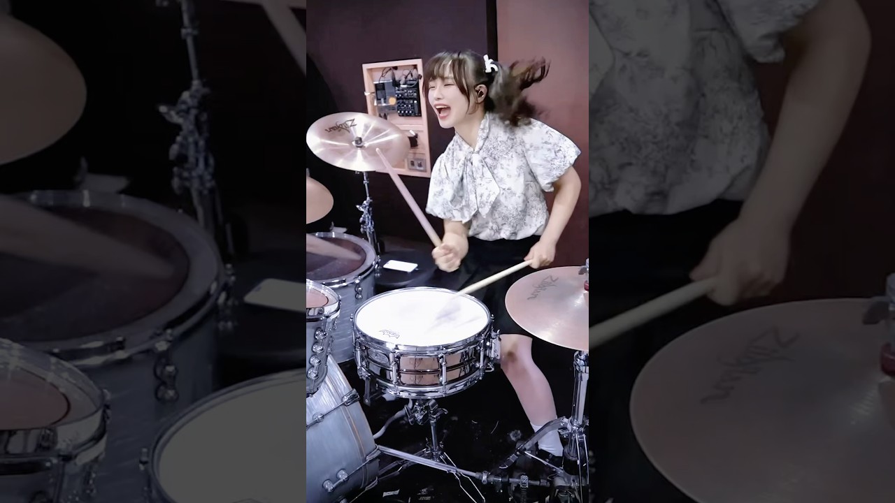 【 JUNNA 】Rock And Roll All Night / KISS - Drum cover - #drums  #drumcover