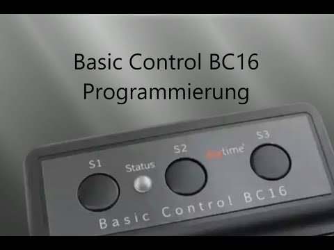 BC16 1 Kanal Programmierung