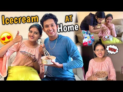 First time humne banai Homemade Icecream😋
