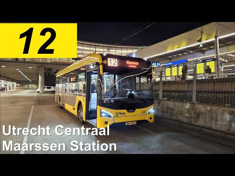 U-OV lijn 12: Station Utrecht Centraal - Station Maarssen | Transdev Utrecht | Transdev 2268 | 2025