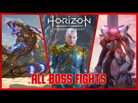 Horizon Forbidden West ALL BOSS FIGHTS [PS5 4K60]