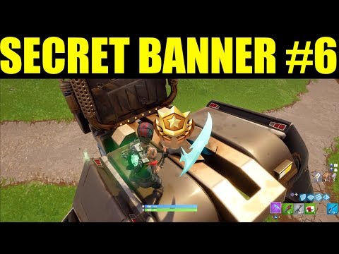 SECRET BANNER LOCATION week 6 Fortnite Battle Royale - Week 6 Secret battle star replaced