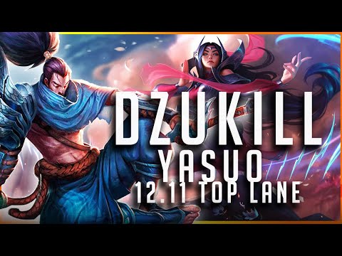 Dzukill - Yasuo vs Irelia TOP Patch 12.11 - Yasuo Gameplay