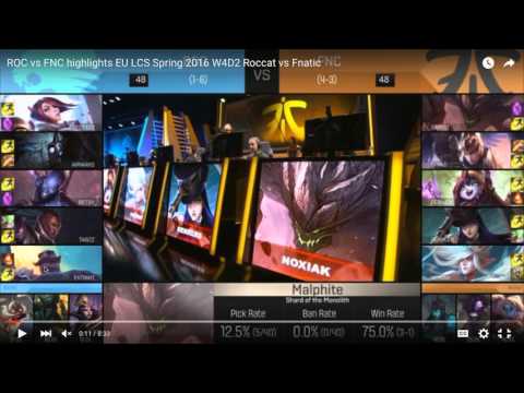 ROC vs FNC Noxiak Janna