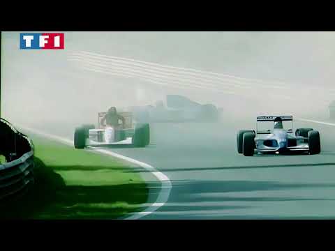 Ayrton Senna Saves Erik Comas 1992 Belgian Grand Prix Restored Footage  4K, 60fps, AI Enhanced