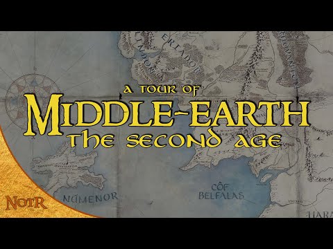 Maps of Middle-earth: The Second Age | Tolkien Explained