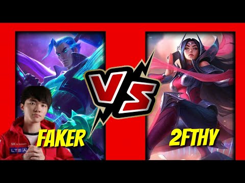 T1 faker (yassuo) vs (irelia) 2fthy l CHALLENGER RANK