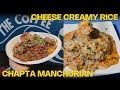 Cheese Creamy Rice Chapta Manchurian Viral Food Of Surat Surat Street Food
