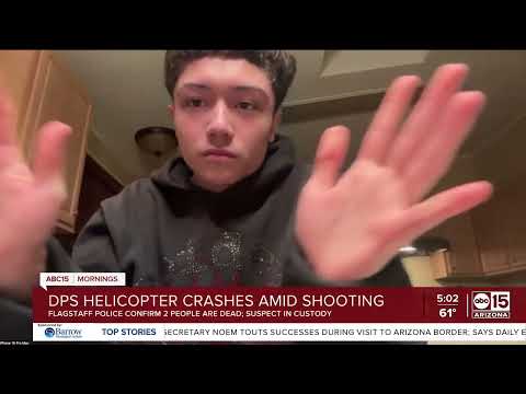 Two AZDPS crew members killed in helicopter crash during Flagstaff active shooter response