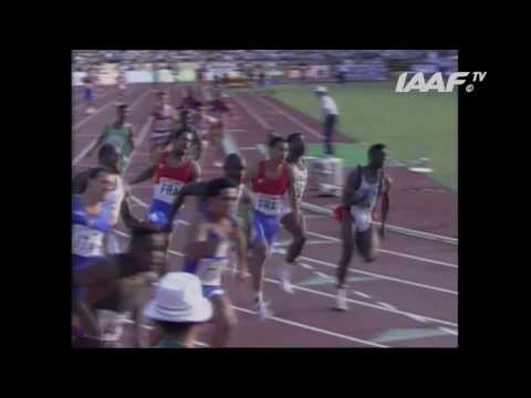World Records - 4x100 Men Final Tokyo 1991