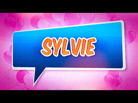 Joyeux anniversaire Sylvie