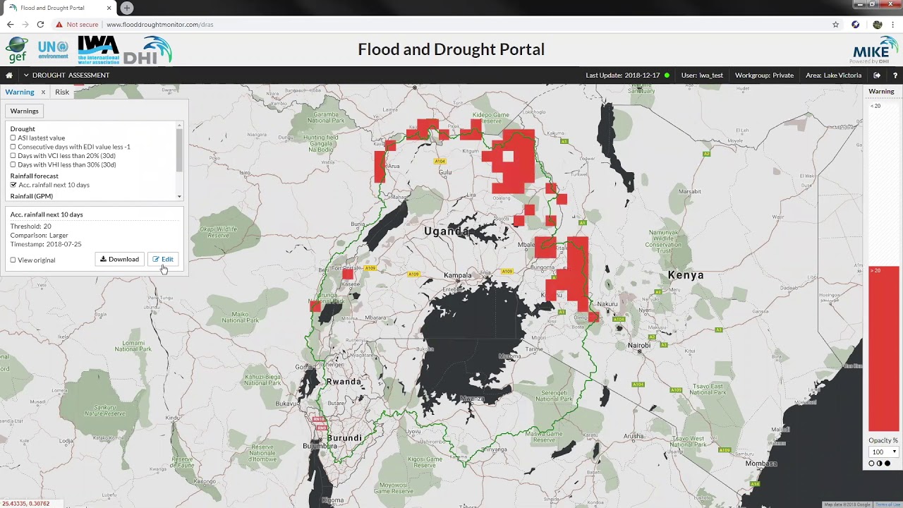 Use the Drought Assessment application